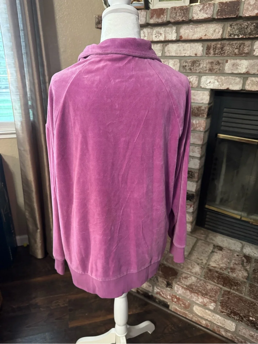 Wild Fable Plush 3/4-Zip Pullover - Picture 3 of 5